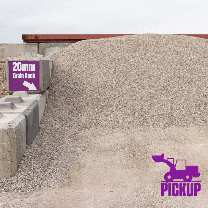 20MM Drain Rock Gravel Per Yard ( Pickup Only )