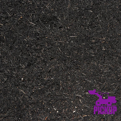 Black Mulch Pickup Closeup