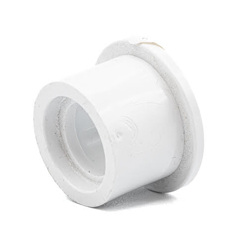 1" x 1/2" White PVC Reducer Bushing